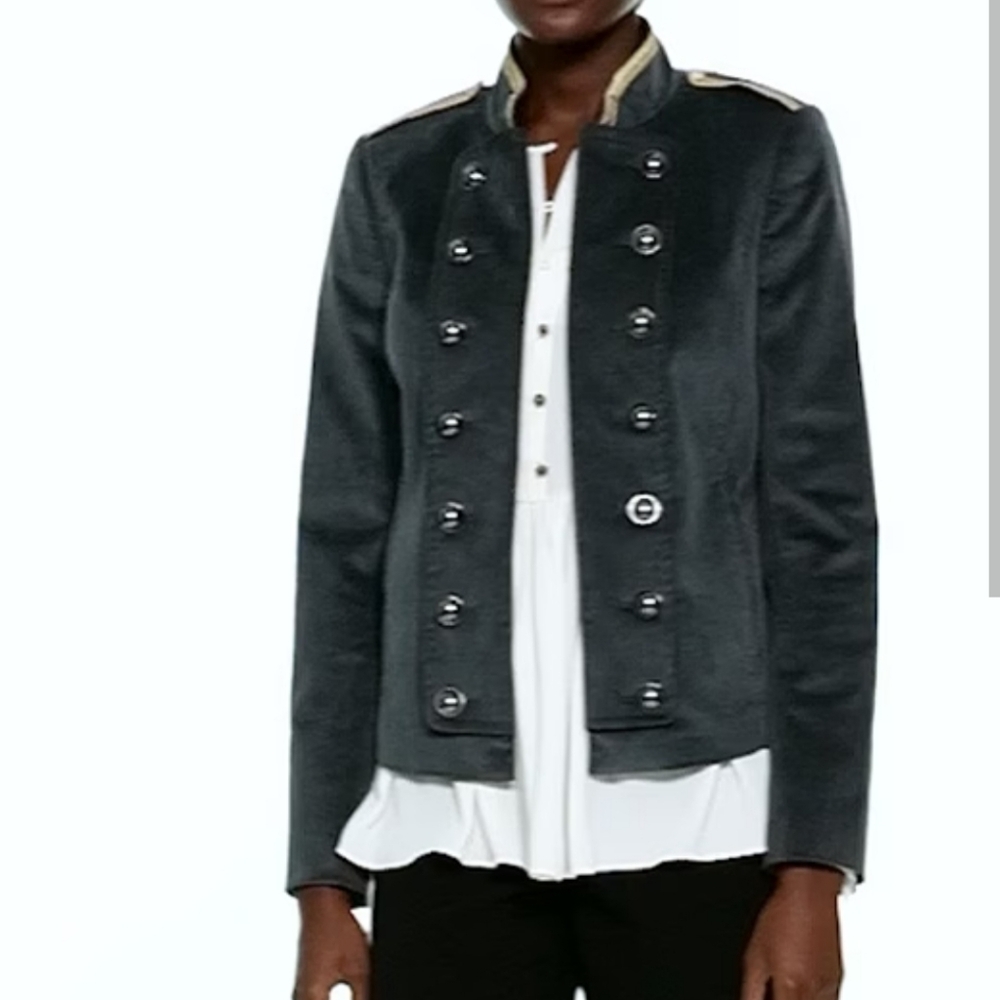 Corduroy military jacket Banana Republicx olivia palermo